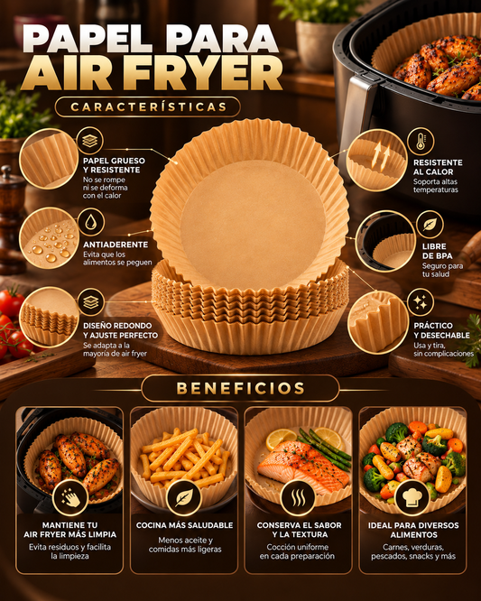 PAPEL PARA AIR FRYER PREMIUM™